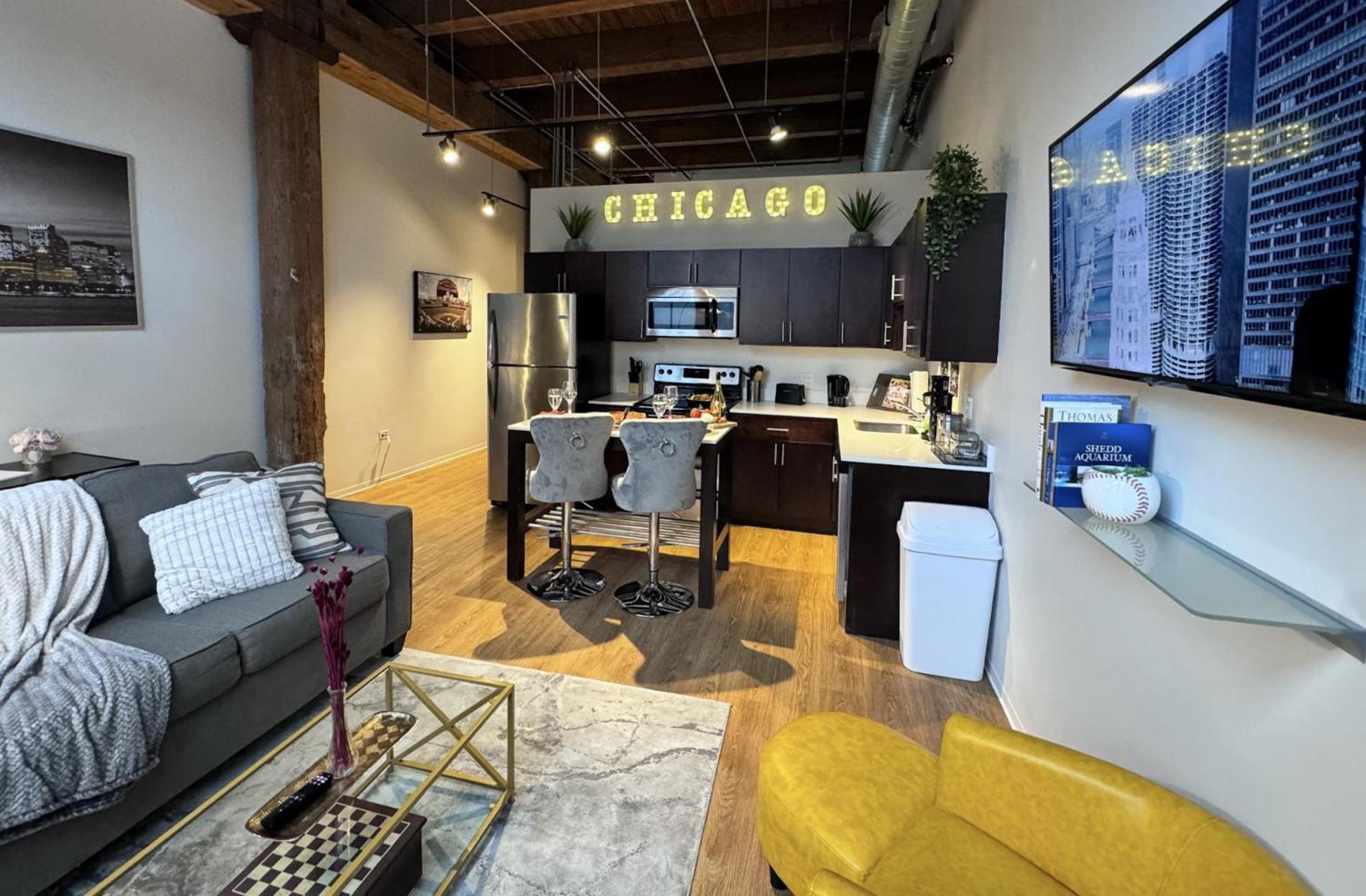 Luxery Stay Chicago - Themed Units! Close To Downtown, Mccormick Place & Wintrust Arena Exterior foto
